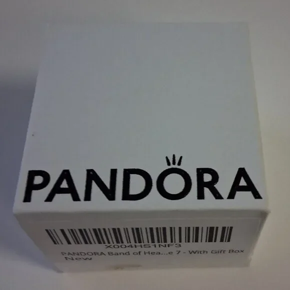 Pandora Openwork Heart Ring – Sterling Silver – Size 7 - Picture 5 of 5